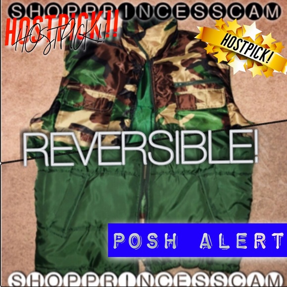 Other - 🏆HOSTPICK🏆Men Puffer Camouflage Reversible Vest
